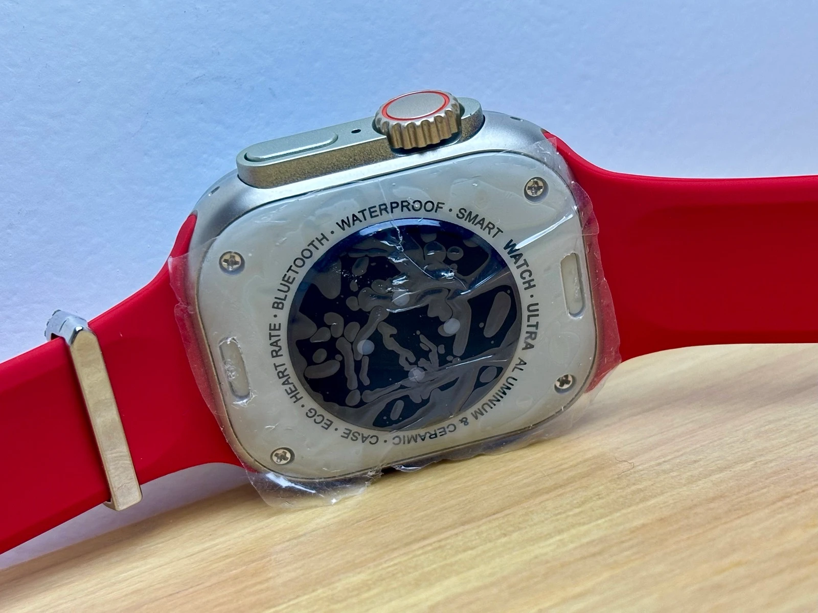 Relógio inteligente T10 Ultra 2 com pulseira vermelha de 45 mm – photo 13